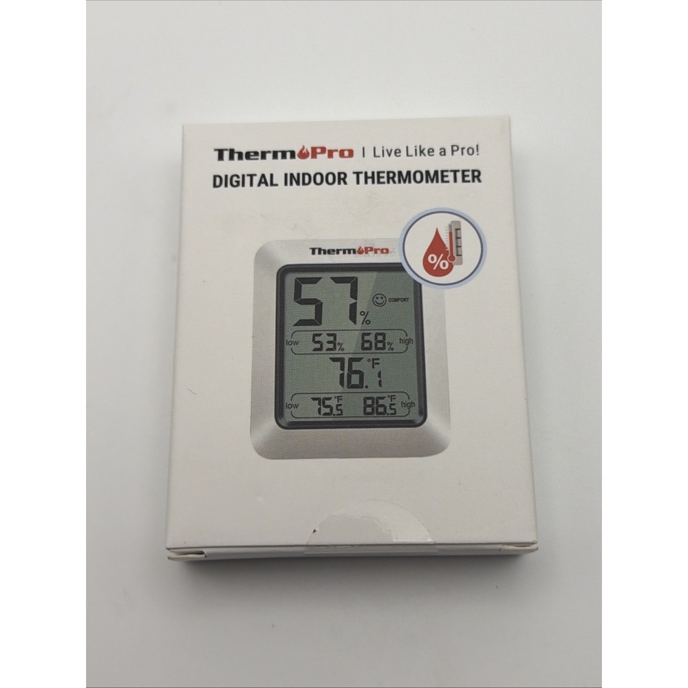 ThermoPro Digital LCD Indoor Thermometer TP50, New And Sealed